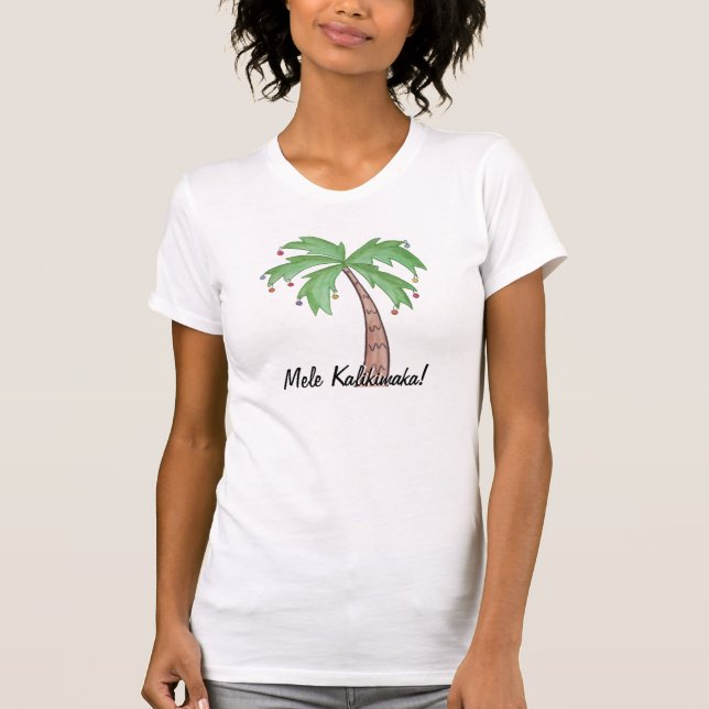 Mele Kalikimaka T-shirt (Framsida)