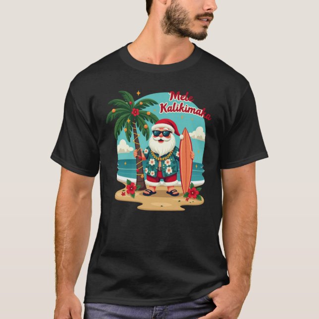 Mele Kalikimaka T Shirt (Framsida)