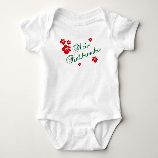 Mele Kalikimaka T-shirt (Framsida)