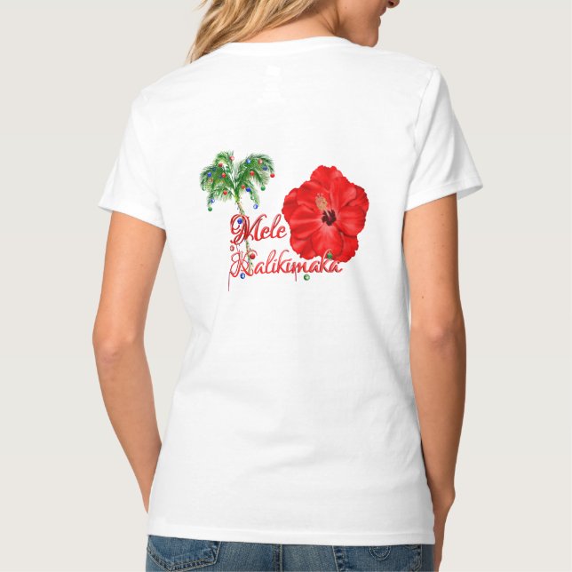 Mele Kalikimaka Tee Shirt (Baksida)