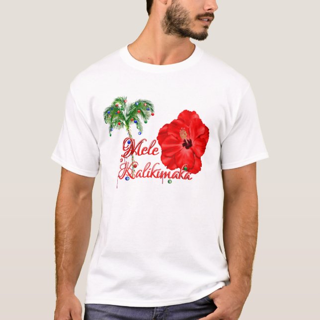 Mele Kalikimaka Tee Shirt (Framsida)