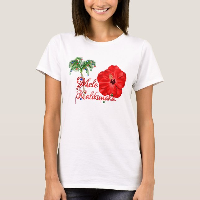 Mele Kalikimaka Tee Shirt (Framsida)