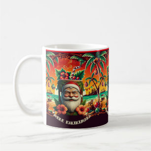 Mele Kalikimaka Tik Santa Kaffemugg