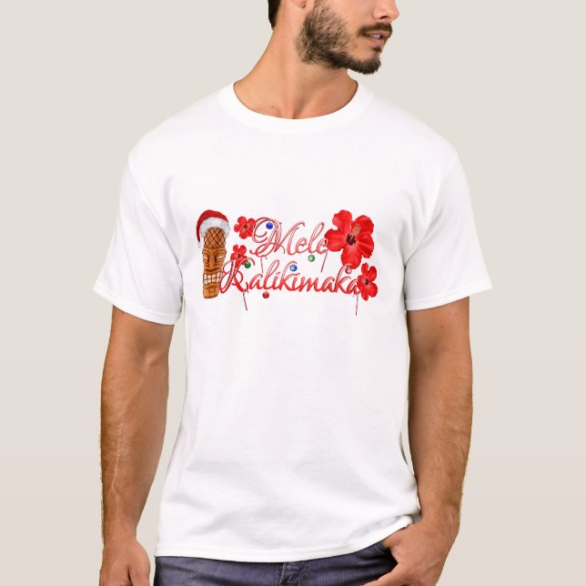 Mele Kalikimaka Tiki Tee (Framsida)