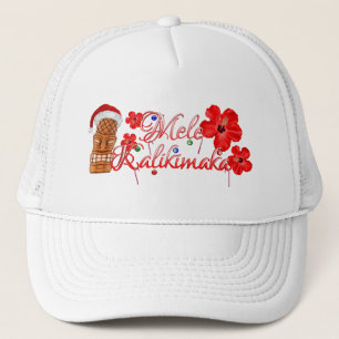 Mele Kalikimaka Tiki Truckerkeps