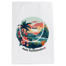 Mele Kalikimaka Tropical Island 2023 Label