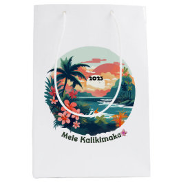 Mele Kalikimaka Tropical Island 2023 Label