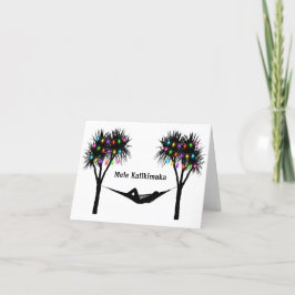 Mele Kalikimaka Tropical jul Helgkort