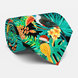 Mele Kalikimaka Tropical Jungle Birds (ändrat) Slips