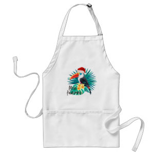 Mele Kalikimaka Tropical Jungle Birds Förkläde