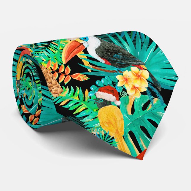 Mele Kalikimaka Tropical Jungle Birds (omarbetad) Slips (Rullad)