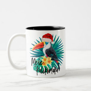 Mele Kalikimaka Tropical Jungle Birds Två-Tonad Mugg