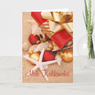 "Mele Kalikimaka" Vapnet Veather-julkort Helgkort