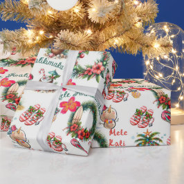 Mele Kalikimaka vid Beach Presentpapper