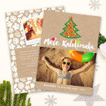 Mele Kalimaka Hibiscus Julgran Kraft Photo Julkort<br><div class="desc">Designad av tjock*fa*tin. Enkel att anpassa med egen text,  bild eller bild. Kontakta tjock*fa*tin direkt om du vill ha anpassningsbar. Avgifter för anpassningsbar gäller. www.zazzle.com/fat_fa_tin www.zazzle.com/color_therapy www.zazzle.com/fatfatin_blue_knot www.zazzle.com/fatfatin_red_knot www.zazzle.com/fatfatin_mini_me www.zazzle.com/fatfatin_box www.zazzle.com/fatfatin_design www.zazzle.com/fatfatin_ink.</div>