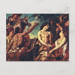 Meleager och Atalante av Jacob Jordaens Vykort