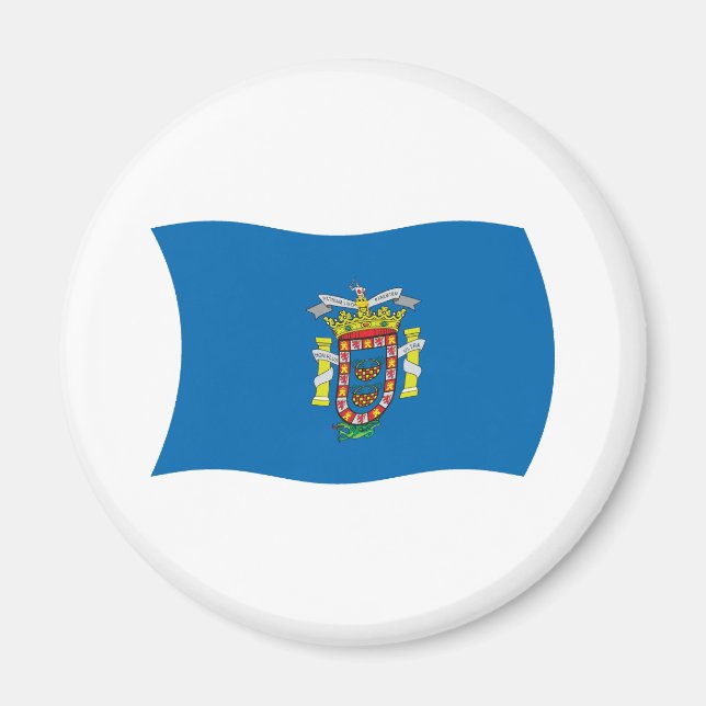 Melilla Flagga Magnet (Framsidan)