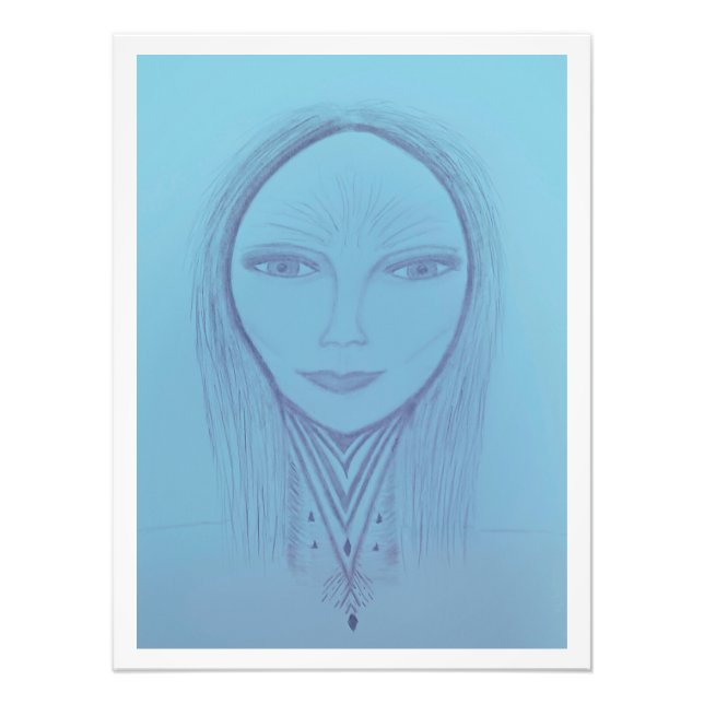 Melina Galactic Being Fototryck (Framsidan)