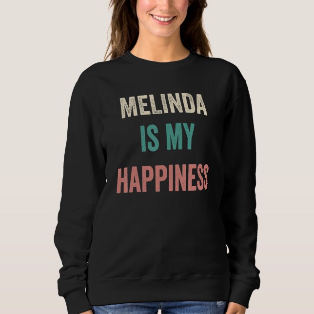 Melinda är min lycka t shirt (Framsida)