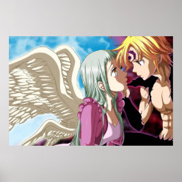Meliodas och Elizabeth Poster
