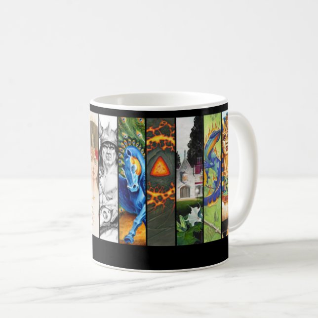 Melissa A Benson Sampler Kaffemugg (Framsida höger)