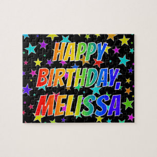’MELISSA’ First Namn, Roligt ’GRATTIS PÅ F Pussel