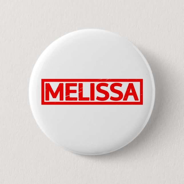 Melissa Frimärke Knapp (Framsida)