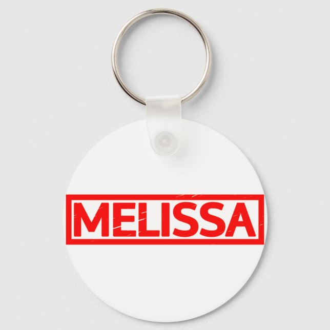 Melissa Frimärke Nyckelring (Framsida)