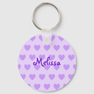 Melissa i Lila Nyckelring