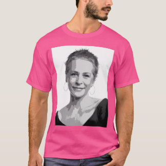 Melissa Mcbride Black White Pop Art Porträtt Pain T Shirt