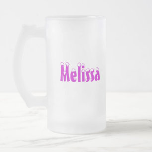 Melissa-Namn Stil-Frostad mugg