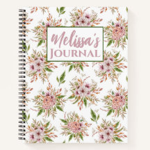 Melissas Journal Eucalyptus Watercolor Mönster