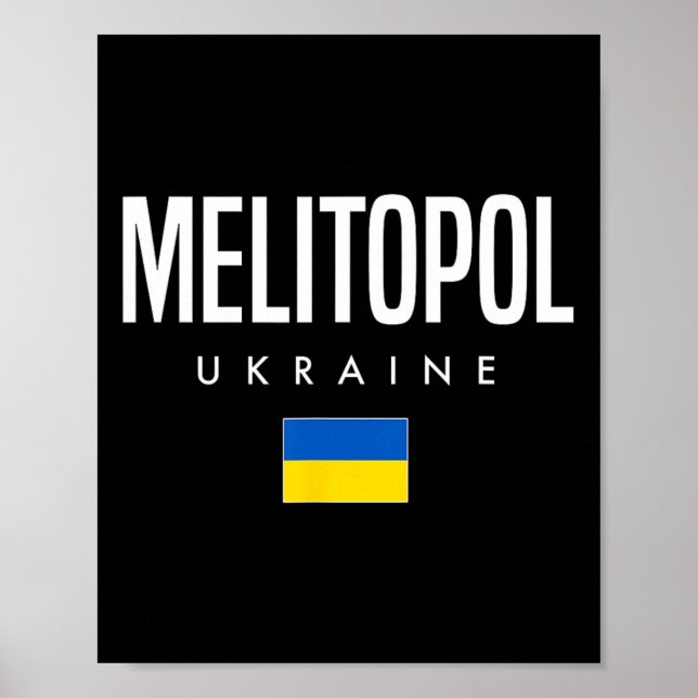 Melitopol Ukraina  Poster (Framsidan)