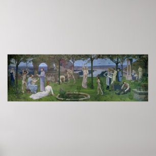 Mellan Art och natur, 1890 Poster