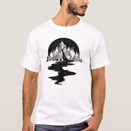 Mellan bergen och stjärnorna t shirt