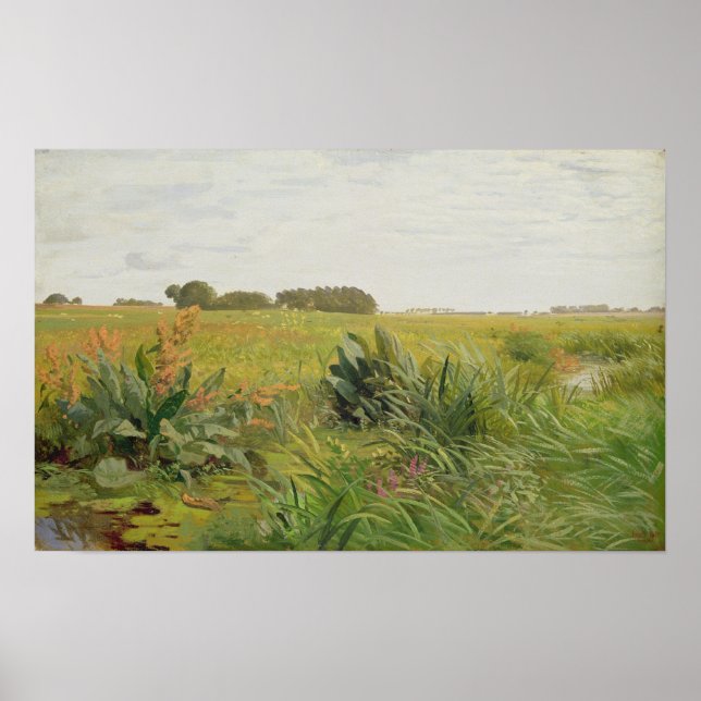 Mellan Geest och Marsh, 1880 Poster (Framsidan)