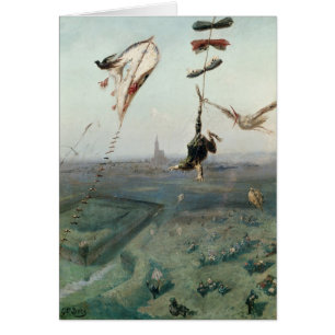 Mellan himmel och jord 1862 hälsningskort
