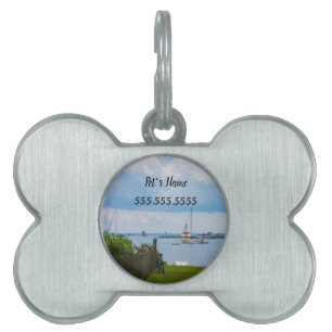 Mellan husen Pet ID-tagg ID-bricka Husdjur