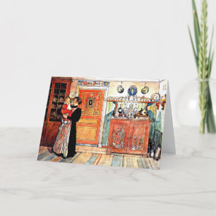 Mellan jul och New Aco, Carl Larsson art. Kort