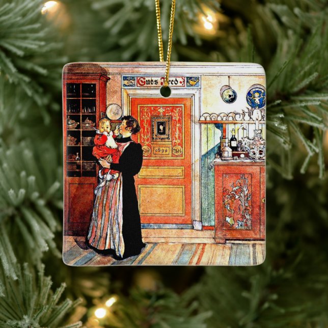 Mellan jul och New Aco Julgransprydnad Keramik (Träd)