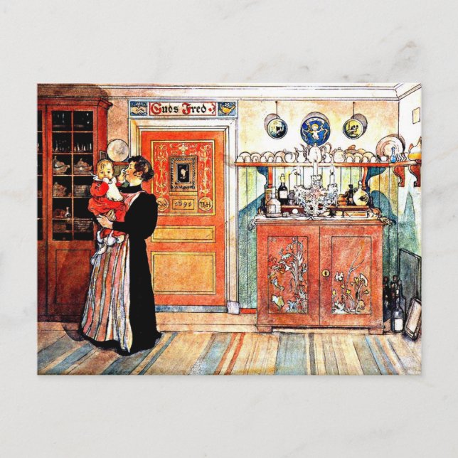 Mellan jul och New Aco Vykort (Framsida)