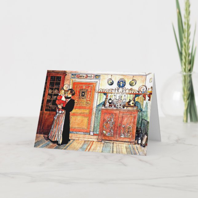 Mellan jul och nyår, Carl Larssons konst Kort (Framsida)