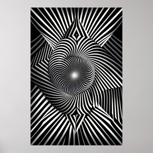 Mellan linjer och dimensioner poster (Framsidan)