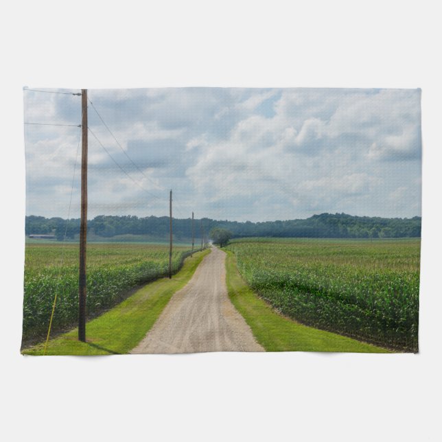 Mellan Maj Fält Kökshandduk (Horisontell)