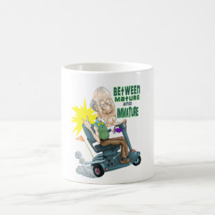 Mellan mogen och omogen kaffemugg