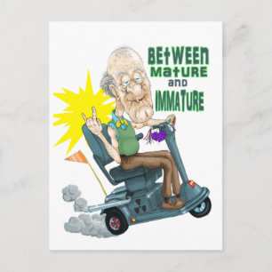 Mellan mogen och omogen vykort