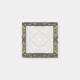 Mellan mörkt gul abstrakt akvarellkonst post-it block