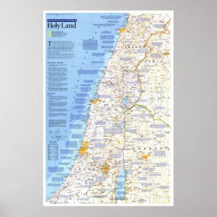 " Mellan östern: 1989 Heliga KARTA ... Poster