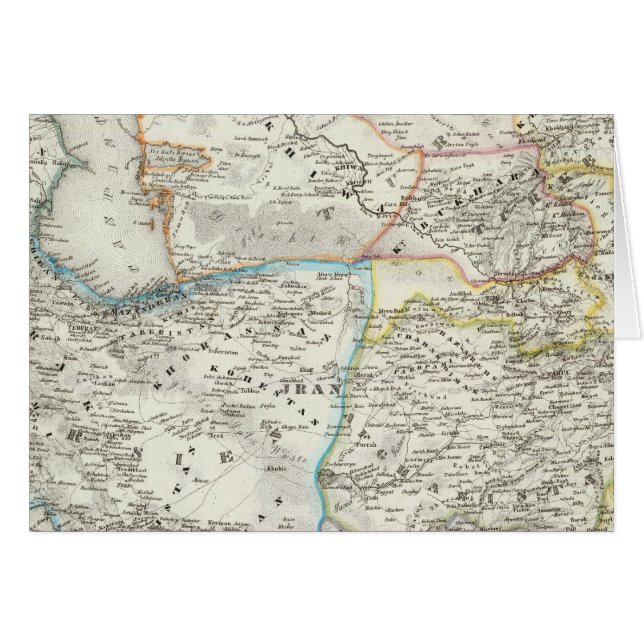 Mellan östern, Afghanistan Hälsningskort (Framsidan Horizontal)