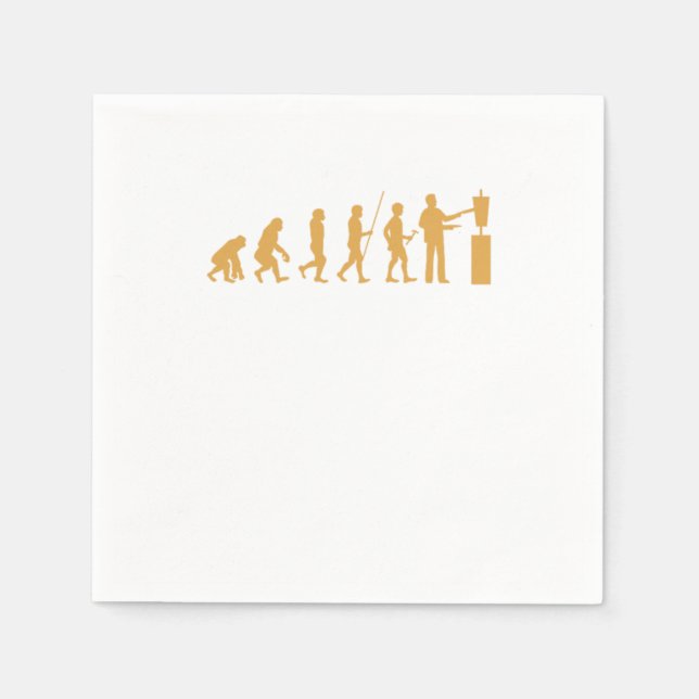 Mellan östern Beef Doner Kebab Chef Business Owner Pappersservett (Framsidan)